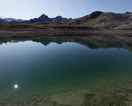 IMG_0559 Lac Merlet et Aiguille du Rateau (2890m)