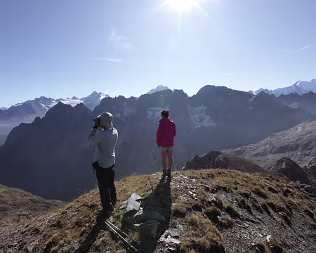 IMG_1927 Le massif des Aiguilles Rouges vu de l'Aiguille de Salenton (2671m)