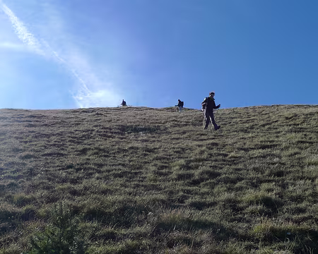 18 Encore quelques pentes herbeuses bien raides, avant...