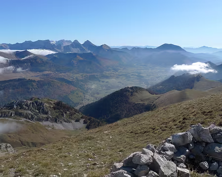 60 Vue sur la plaine du Trièves et sur Lus-la-Croix-Haute.