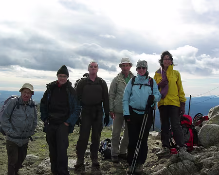 DSCN0922 Regroupement au sommet du Pic des Quatre Termes.