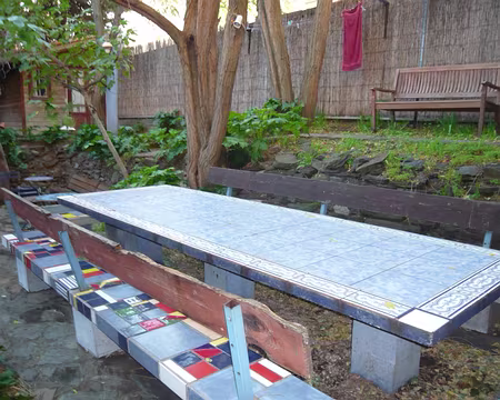 P1000899 le jardin du gîte de Port-Vendres