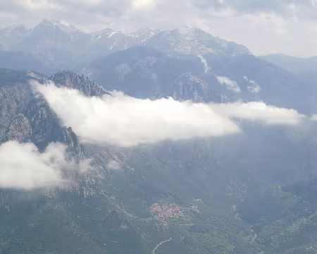 Ota, vu du Capu d'Orto vue sur Ota