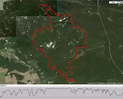 Trace_25_bosses 910 m de dénivelé selon l'altimètre, et 929 m selon le GPS. 15,870 km