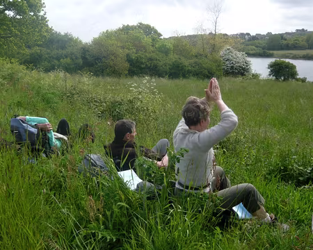 PXL082 Pause yoga à l'étang du Fret