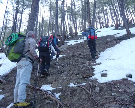 P1040502 4ème jour. Montée au col de la Sanguinière.