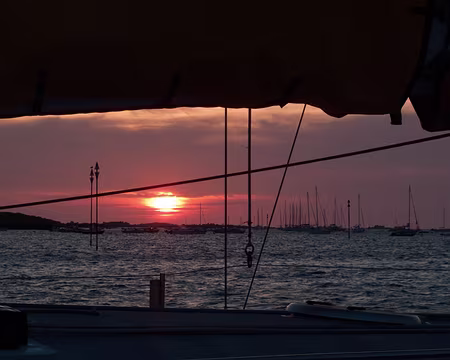 Chausey, juin 2010 Le soir le soleil se couche