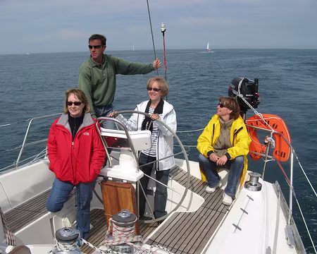 IMG_3214 Retour Granville avec le soleil, mais peu de vent !