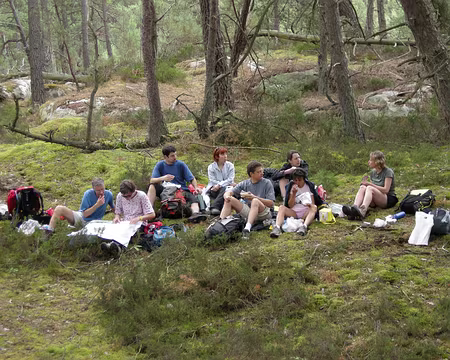 022 Après quelques bosses, pique-nique bien mérité