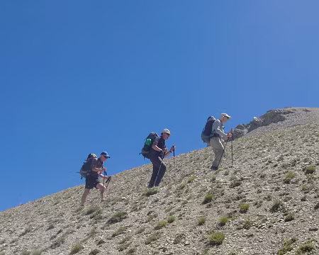 Haute Ubaye, montée au col Girardin