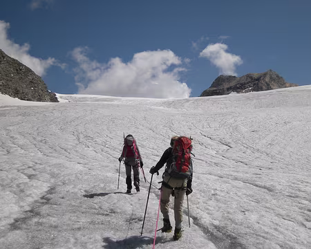 DSCN0828 Remontée du glacier jusqu'au col