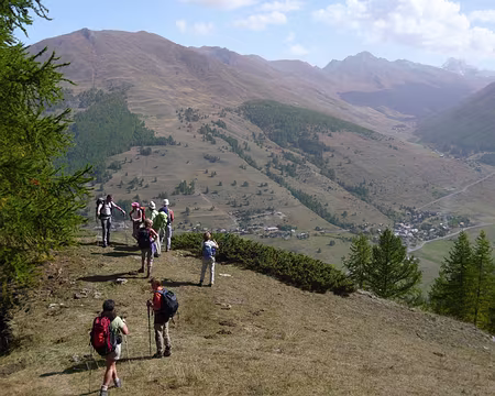 PXL004 Au dessus de Molines, le Viso au fond.