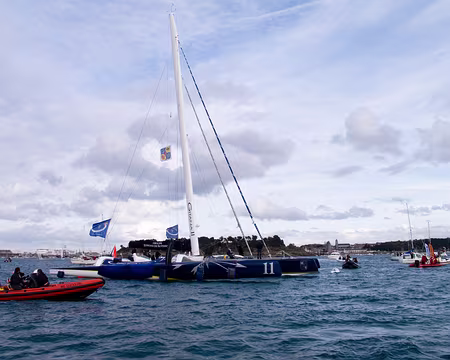 Route du Rhum, Saint-Malo, Octobre 2010 Il ne sera pas vainqueur cette fois