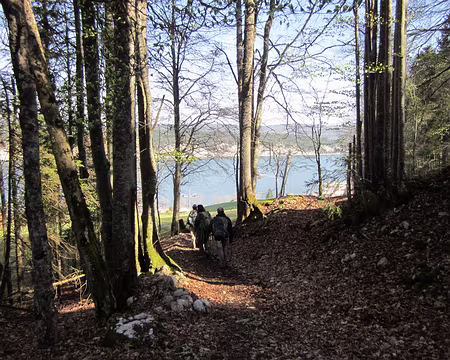 PXL020 Jour suivant: départ sacs légers, avant notre halte au village du Pont (fondue savoyarde du soir oblige)