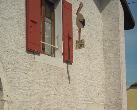 PXL037 Les bébés suisses sont encore déposés par les cigognes! Respect des traditions!