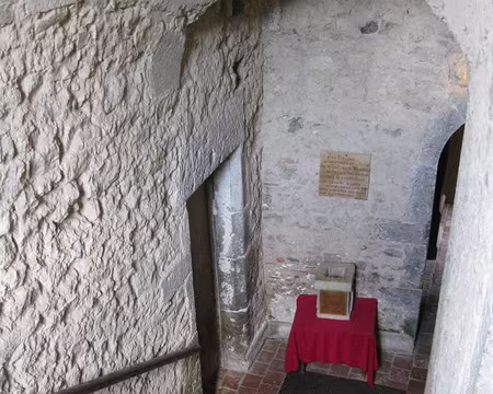 PXL026 Escalier du XVIIè siècle, dans la tour du donjon...