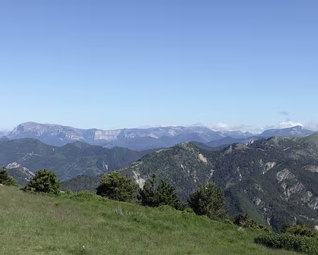 IMG_5370 Vue vers le nord depuis le sommet de Banne, le Vercors