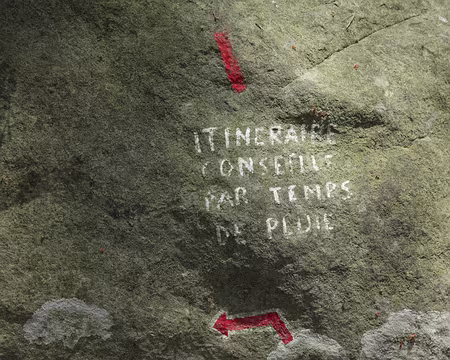 IMG_4339 Heu... beaucoup se demandent encore quel est le chemin conseillé par temps de pluie !