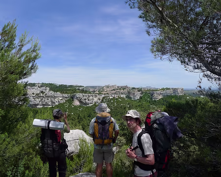 019 En vue des Baux-de-Provence, centre névralgique des Alpilles.