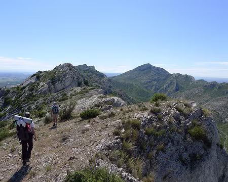052 Sur la crête des Civadières (passage tranquille).