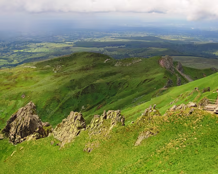 r Vue du sommet du Sancy