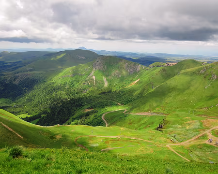 z descente vers le mont dore