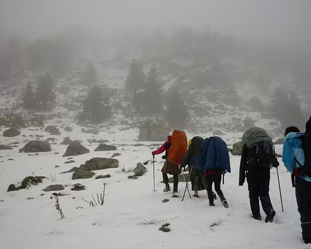 PXL000 Cabane en vue : notre premier bivouac