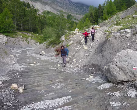 PXL000 19h30, arrivée à Saint-Etienne de Dévoluy par le col de Rabou (4h de retard du train de nuit)