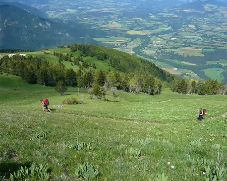 PXL041 Au-dessus de l'alpage de Courtet nous retrouvons le chemin