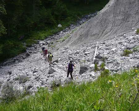 PXL005 Départ laborieux : sentier mal balisé et coulées de boues