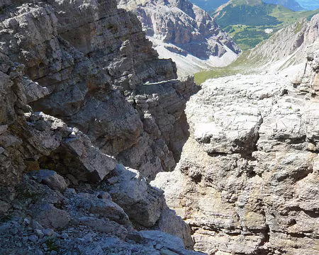 PXL149 le haut du passage équipé ainsi franchi