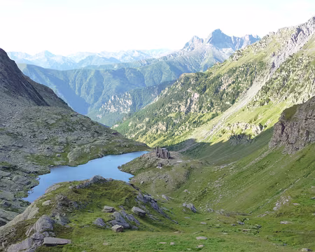 PXL057 57 Le lac Lungo vu du col de Vallante