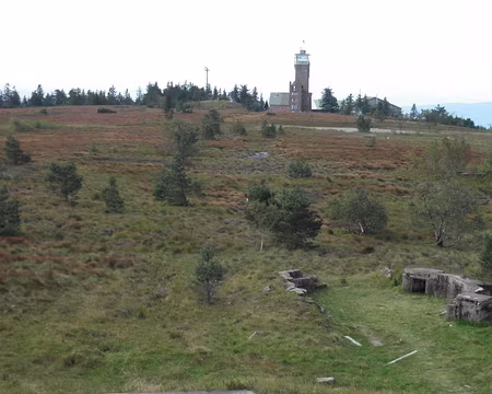 PXL014 le sommet du Hornisgrinde est un plateau avec un terrain marécageux