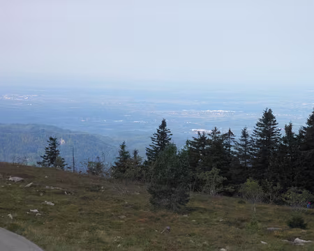PXL016 au Hornisgrinde, vue sur la plaine du Rhin au sud-ouest
