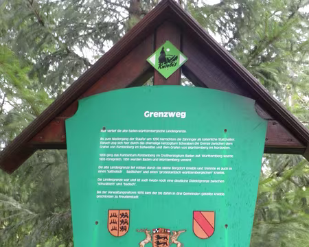 PXL051 actuellement c'est encore une frontière religieuse et dialectale entre le pays de Baden catholique et le Württemberg protestant parlant le dialecte souabe