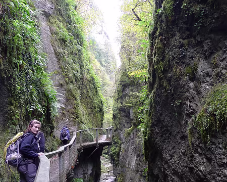 002 Spectaculaire parcours aménagé dans les gorges.