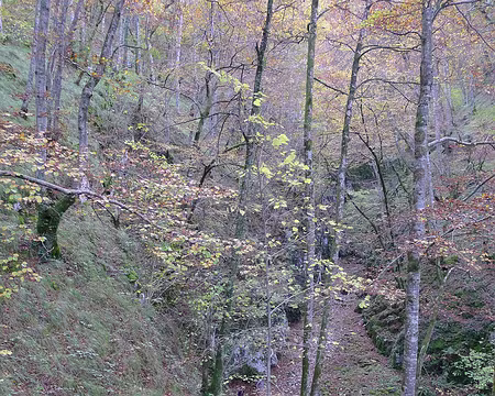 070 Nous quittons le profond ravin d'Arpidia...