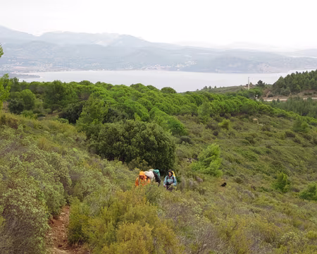 PXL095 On se dirige vers Cassis; froid, bruine et vent nous accompagnent.