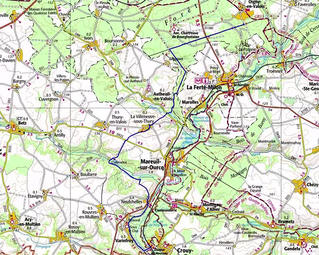 PXL030 Orientation : samedi : 23,6 km ; D+ 310m ; D- 220m