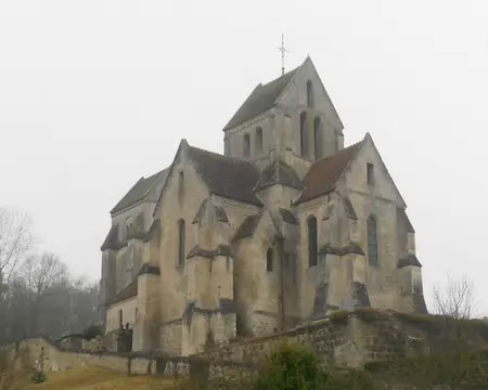PXL031 Eglise romane de Septvaux, XIIè siècle, aux 7 pignons et 2 clochers