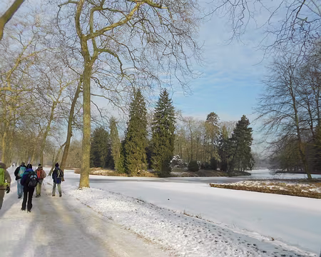 PXL054 Parc de Rambouillet sous la neige, le 12 février 2012.