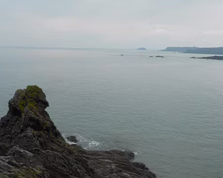 PXL073 Panorama de la Pointe du Grouin jusqu'à la pointe des Daules