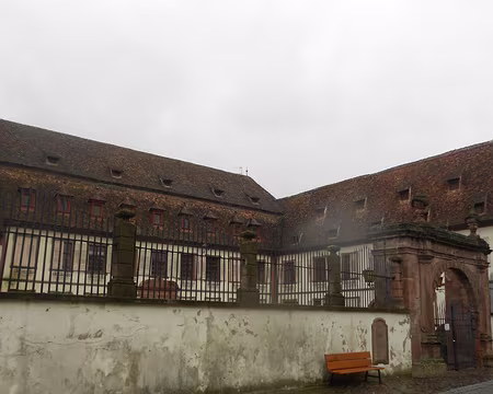 PXL111 Hôtel Stanislas (XVIIIè s.). Stanislas Leszczynski, roi de Pologne, vécut en exil à Wissembourg de 1719 à 1725.