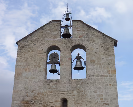 PXL035z1164 le clocher de l'église romane de Dorres