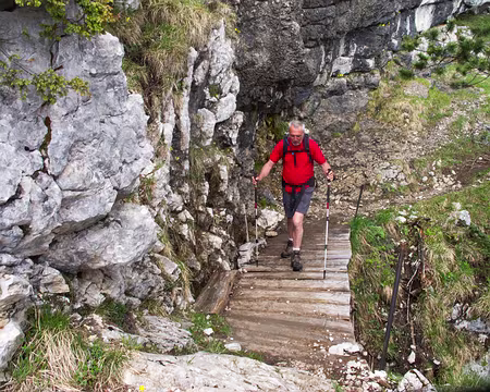 Un tour en Chartreuse Sud - 12RW39 François teste la passerelle