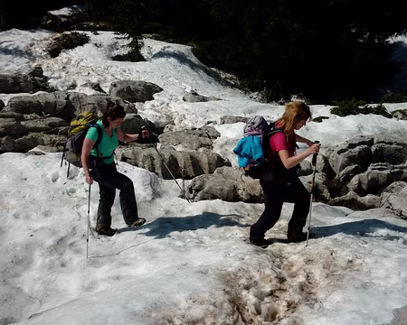 PXL025 et névés glisseux