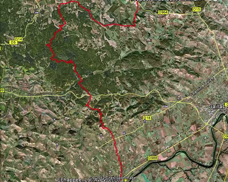 PXL036 Lisle sur Tarn - Castelnau de Montmirail +680 -515