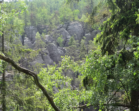 PXL221 balade dans Adrspach skaly sac léger pour cette dernière journée de randonnée