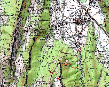 PXL018 Parcours J1 (1/2 journée) : 10km ; D+ 1250m ; D- 160m