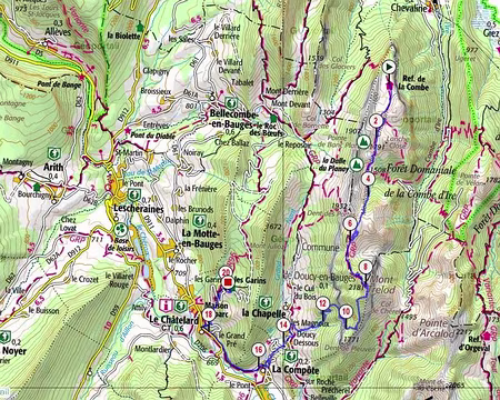 PXL079 Parcours J2 : 21km ; D+ 1510m ; D- 1990m